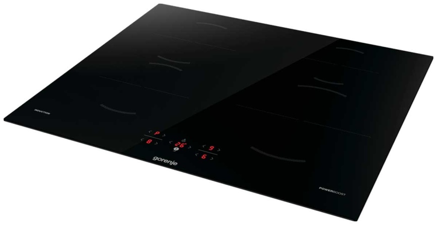 Электрическая варочная панель Gorenje GI6401BSC 59 см, 4 конфорки стеклокерамика, черный фото 1