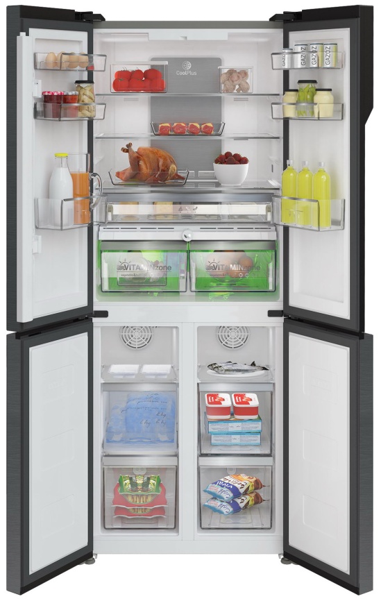 Многокамерный холодильник Grundig GQN20110FXBR No frost, серый фото 2