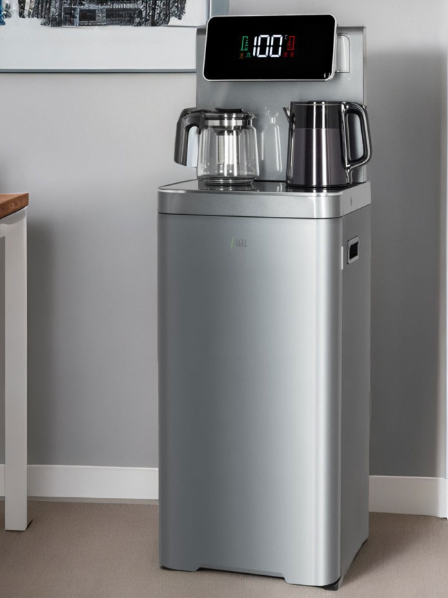 Тиабар Ecotronic TB45-LE graphite, с чайным столиком, напольный (ETK12628) фото 14