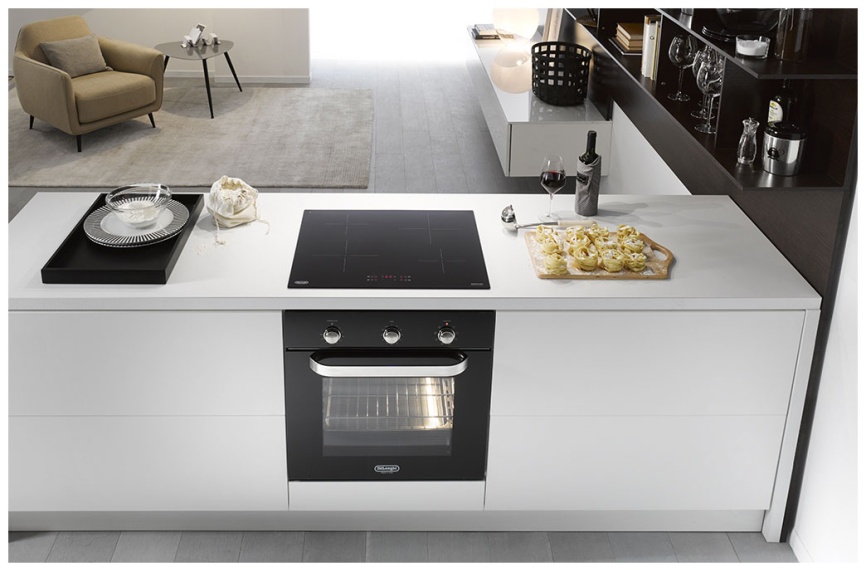 Электрическая варочная панель De’Longhi PIN 62 RUS 60 см, 4 конфорки стеклокерамика, черный фото 3