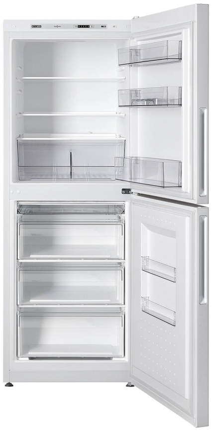 Двухкамерный холодильник Atlant ХМ 4610-101, объем 281 л, LED освещение, белый фото 2