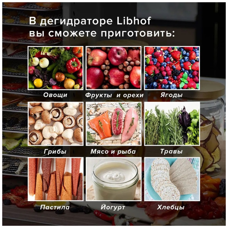 Дегидратор Libhof FDW-12 фото 7