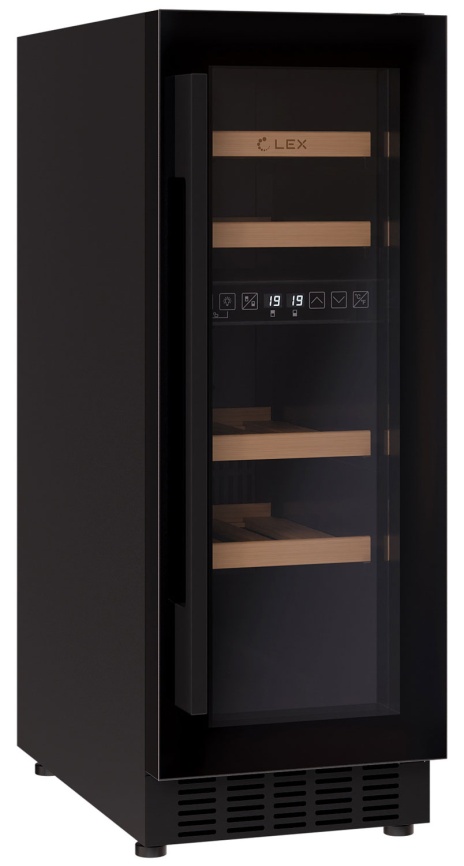 Встраиваемый винный шкаф LEX LWD3017BL dual zone фото 3