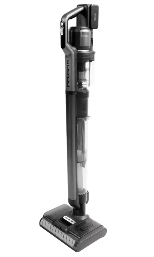 Беспроводной моющий пылесос Polaris PVCW 8090, до 60 минут работы, серый фото 2