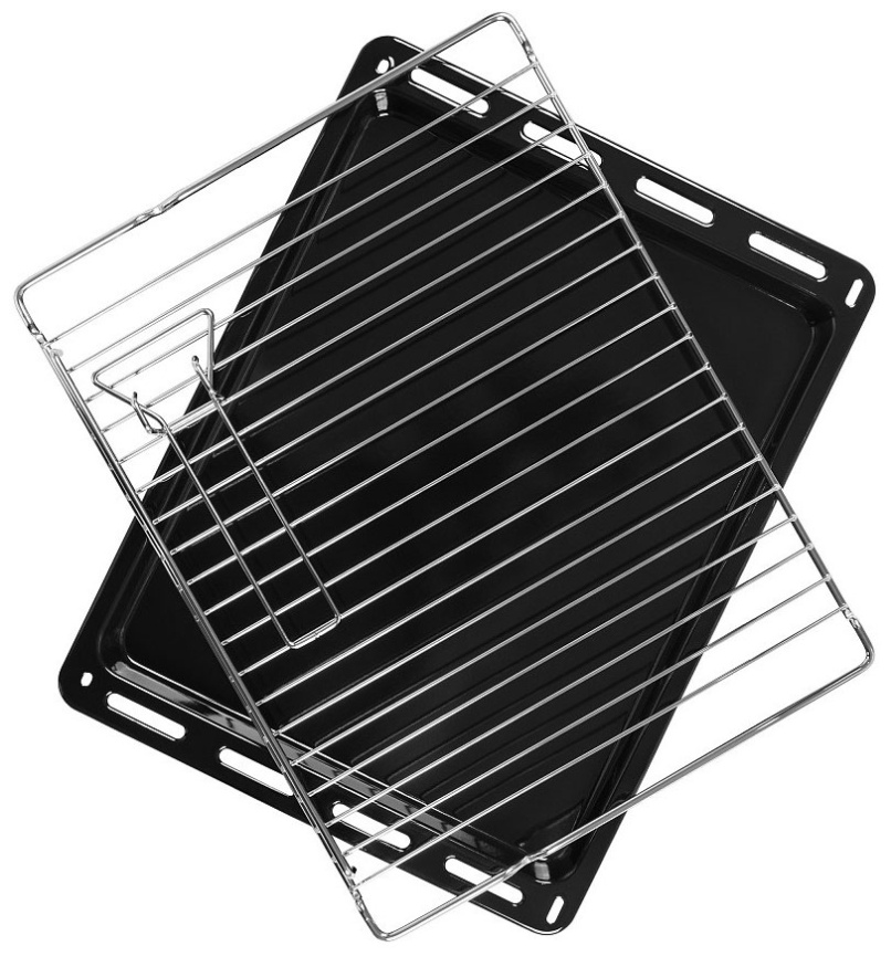 Газовый духовой шкаф Maunfeld EOGC604B 59 см, 60 л гриль конвекция, черный фото 14
